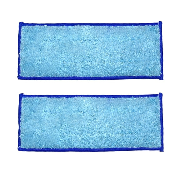 MaximalPower Replacement Washable & Reusable Wet Mopping Pad Compatible with iRobot Braava Jet 240, 241, 244, 245, 250 Robot Mops, Blue, 2-Pack