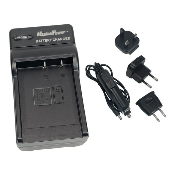 MaximalPower Battery Charger for Casio NP-130, NP-110, JVC BN-VG212, Compatible with Casio Exilim EX-ZR5100 EX-ZR5000 EX-ZR4000 EX-ZR3700 EX-Z2000, Exilim EX-Z2200 Camera