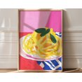 thumbnail image 1 of Maximalist Art, Pasta Lover Club Wall Art, Dopamine Kitchen Decor, Pink Dopamine Poster, Colorful Dining Art Print, Kitchen Art, Cute Decor, 24x36 UNFRAMED, 1 of 2