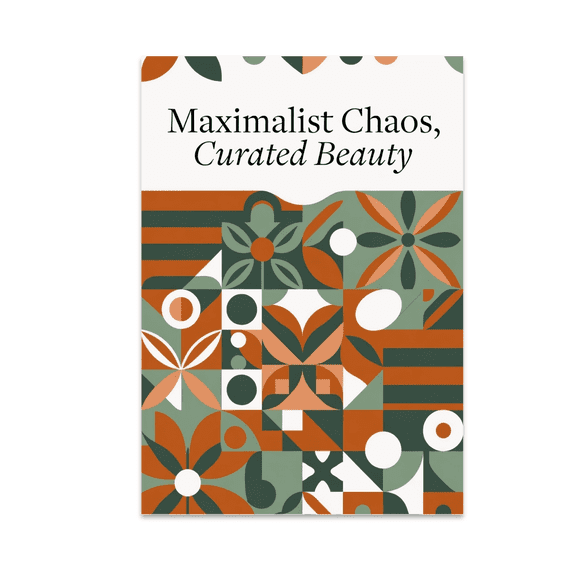 Maximalist Chaos Curated Beauty Wall Art - Home Decor Enthusiast - 13x19 Poster Print