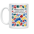 thumbnail image 1 of Maximalist Collage Bold Eclectic Design - Creative Individuality - 11 oz Ceramic Coffee Mug, 1 of 3