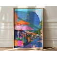 thumbnail image 1 of Maximalist Wall Art, Danish Pastel Wall Art Prints, Street Market Poster, Mountain Poster, Maximalist Art, Tropical Decor, Eclectic Art, 24x36 UNFRAMED, 1 of 2