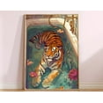thumbnail image 1 of Maximalist Wall Art, Eclectic Wall Art, Feminist Wall Decor, Colorful Poster, Trendy Tiger, . Wall Art, Modern Wall Decor, 24x36 UNFRAMED, 1 of 2