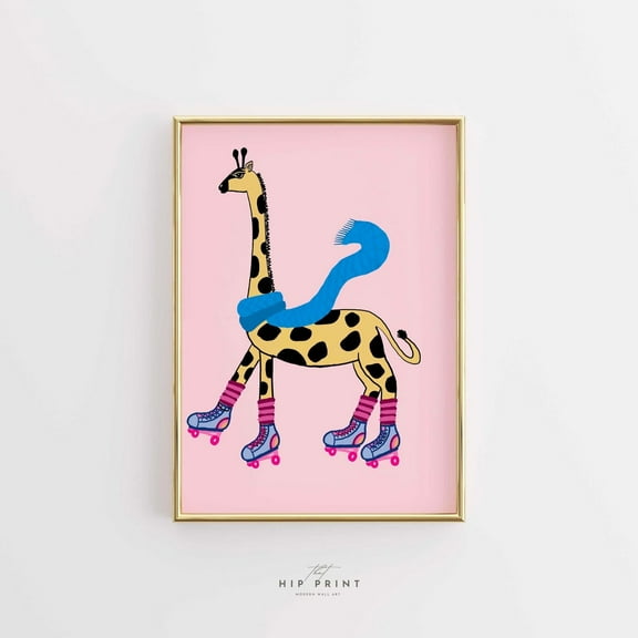 Maximalist Wall Art, Eclectic Wall Art, Feminist Wall Decor, Colorful Poster, Trendy Tiger, . Wall Art, Modern Wall Decor, 8x12 UNFRAMED