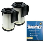Maximalpower Filter for Eureka DCF 10 / DCF-14 Vacuum Cleaner Upright Dust Cup Filter, Gray (Pack of 2)