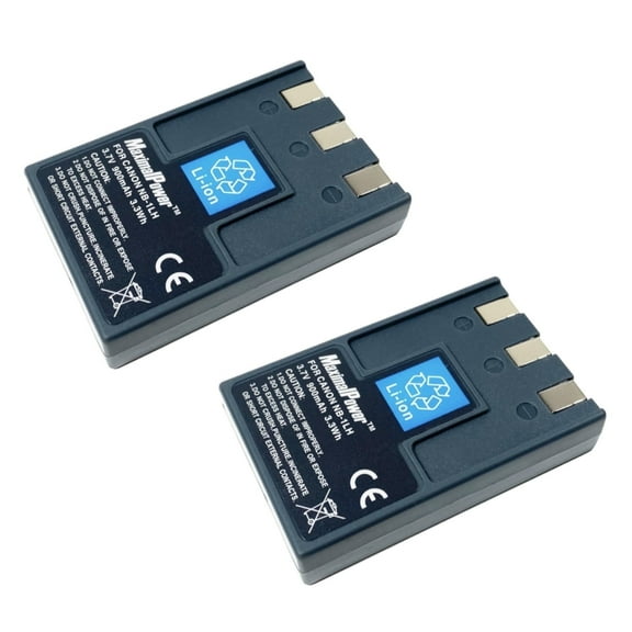Maximalpower Replacement Battery for Canon NB-1L, NB-1LH, fit Canon Powershot S200 S230 S300 S330 S400 S410 S500 Cameras (2 Pack)