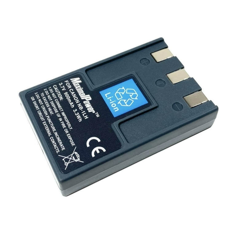 Maximalpower Replacement Battery for Canon NB-1L, NB-1LH fit Canon