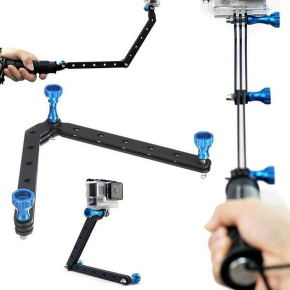 Maximalpower Aluminum Extension Arm w/ three Steel Blue Screws For GoPro Camera and Action Cameras