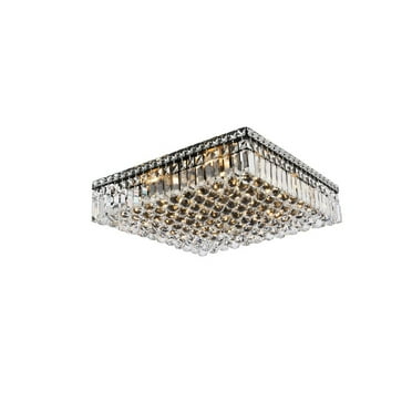 Maxime 20 inch black flush mount