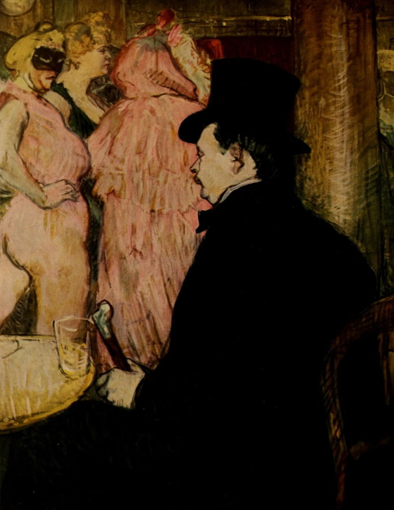 Maxime Dethomas 1896 Canvas Art - H de Toulouse-Lautrec (18 x 24)