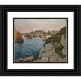 thumbnail image 1 of Maxime Maufra 24x20 Black Ornate Framed Double Matted Museum Art Print Titled: Douarnenez in Sunshine (1897), 1 of 5
