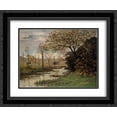 thumbnail image 1 of Maxime Maufra 2x Matted 24x20 Black Ornate Framed Art Print 'The Auray River', 1 of 2
