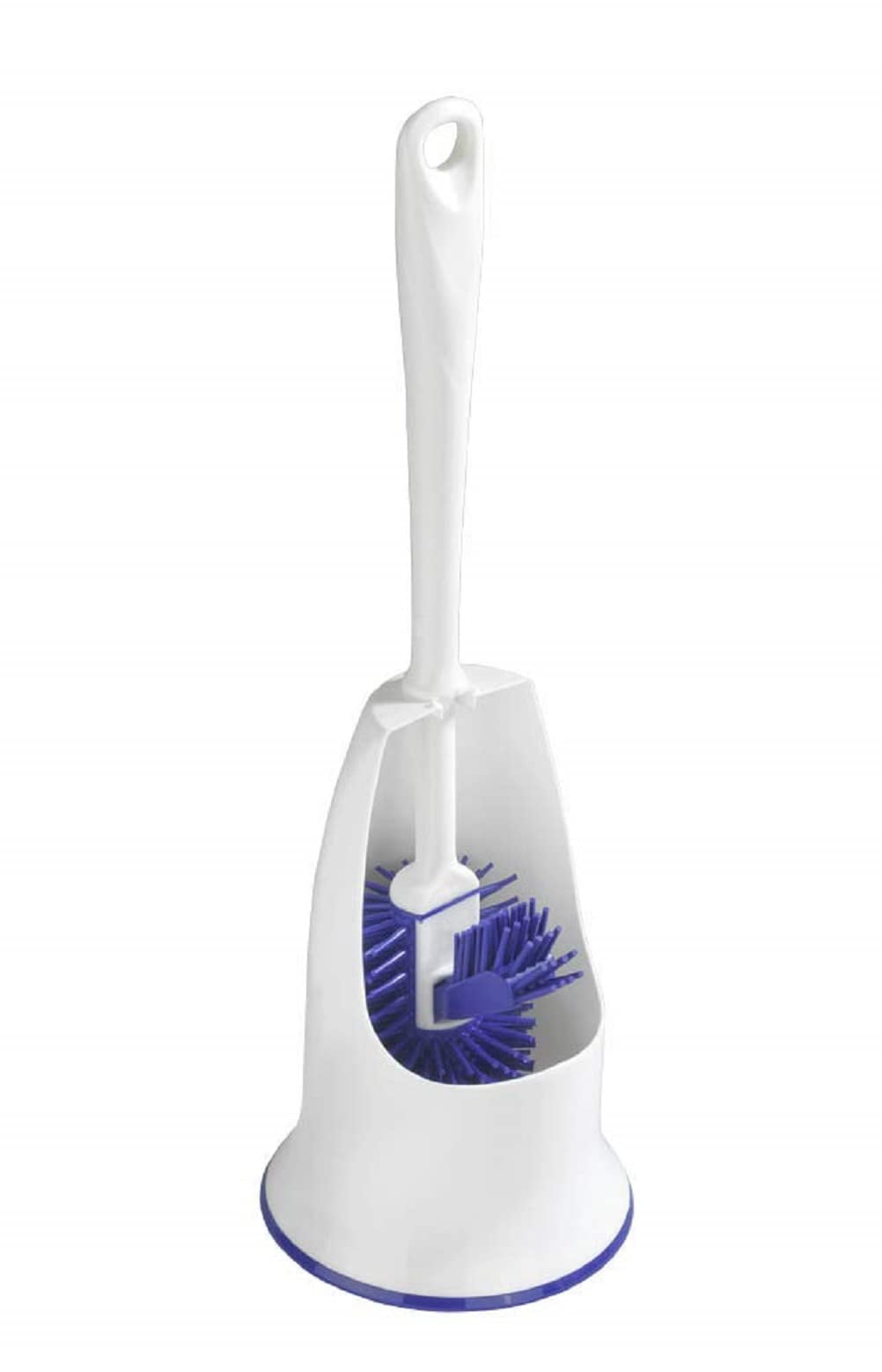 Maximex Maximex Toilet Brush Stand PP, White, Purple Violet