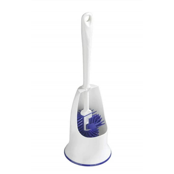 Maximex Maximex Toilet Brush Stand PP, White, Purple Violet
