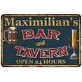 thumbnail image 1 of Maximilian's Green Bar & Tavern Rustic Sign 8 x 12 High Gloss Metal 208120047997, 1 of 1