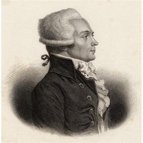 Maximilien Robespierre 1758-1794 Jacobin Leader During French Revolution 19th Century Engraved by Freeman Poster Print, Large - 24 x 24