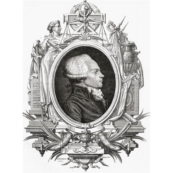 Maximilien Robespierre  1758-1794. Jacobin Leader During French Revolution.From