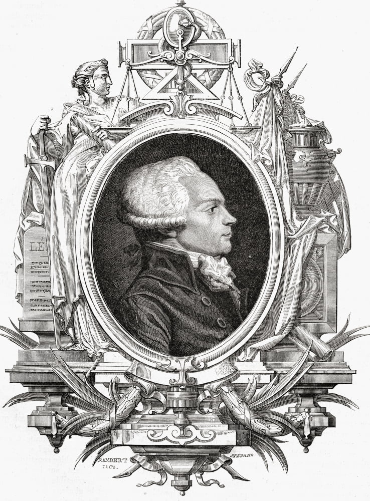 Maximilien Robespierre 1758-1794 Jacobin Leader During French RevolutionFrom Histoire De La Revolution Francaise By Louis Blanc Canvas Art - Ken Welsh Design Pics (12 x 16)
