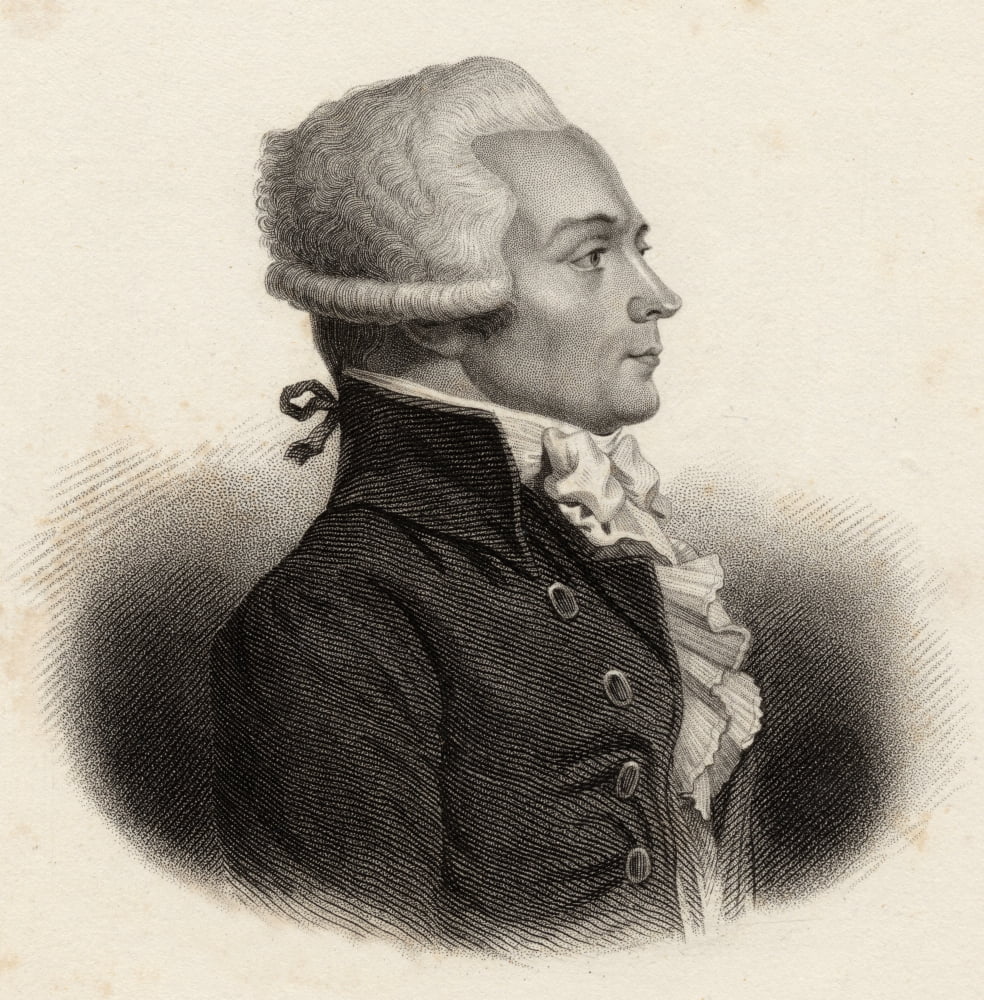 Maximilien Robespierre1758-1794 Jacobin Leader During French Revolution 19Th Century Print Engraved By Freeman Canvas Art - Ken Welsh Design Pics (24 x 24)