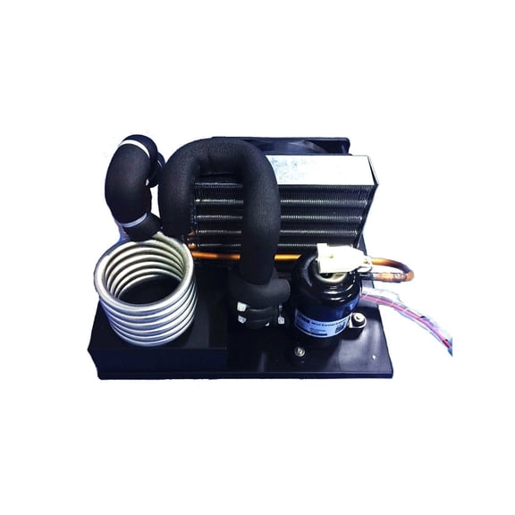 Maximize Coolness Stainless Steel Coil Chiller DV1920E-S, 24V DC, 130W Capacity, R134A