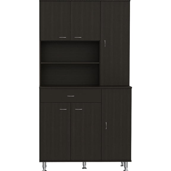 Maximize Kitchen Space / Store Household Items in Style / Quality Pantry with Shelves