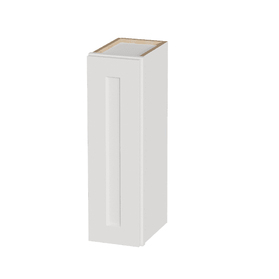Maximize Small Space-9"Solid Wood Shaker Cabinet.Features soft-close door,2 adjustable shelves.Ideal for kitchen, bathroom, laundry,garage.Easy assembly.(9"Wx12"Dx30"H)