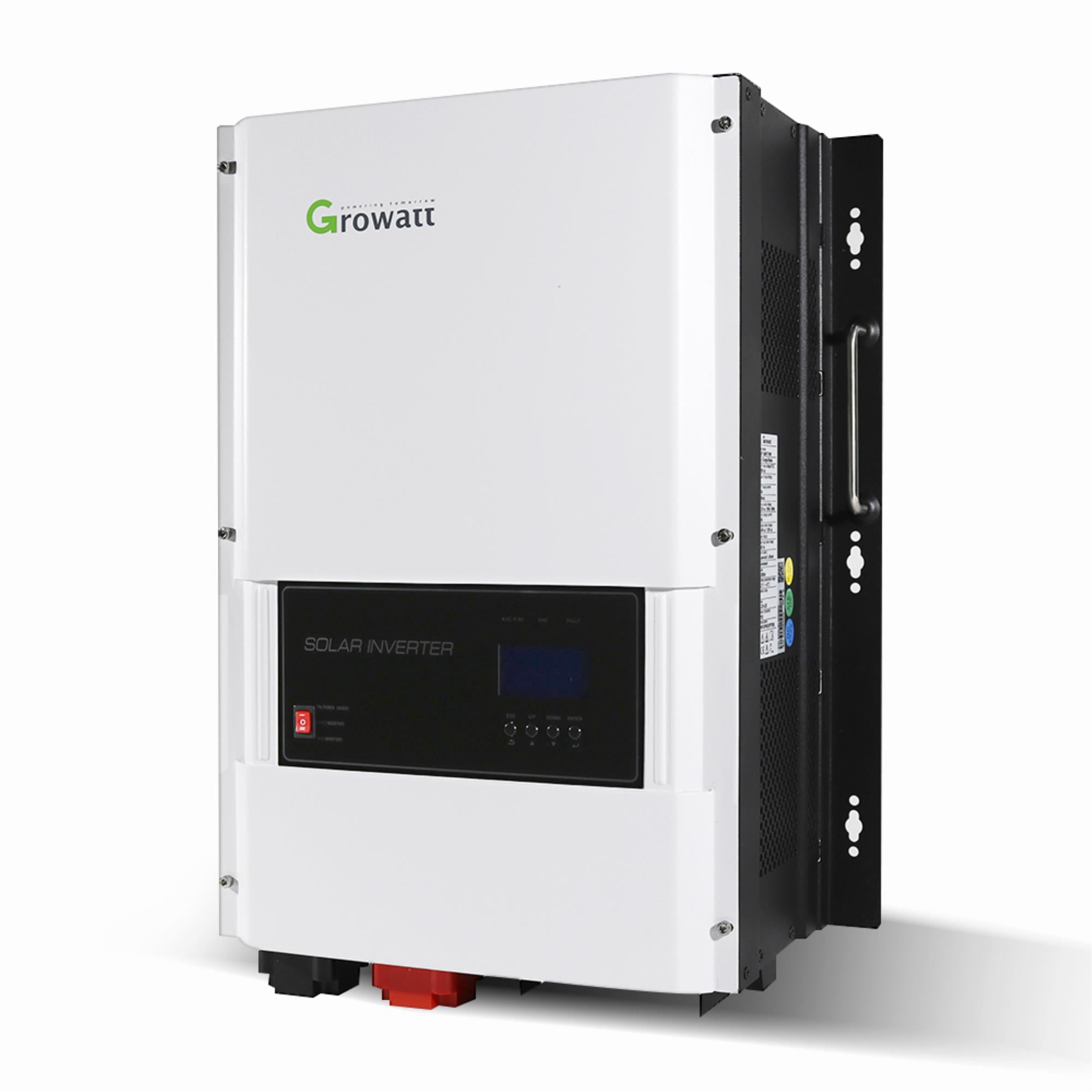 Maximize Solar Power Efficiency with Growatt 6kW Split Phase Inverter - 48V DC, 240V MPPT, 80A Charger Controller - Ideal for Efficient Energy Use