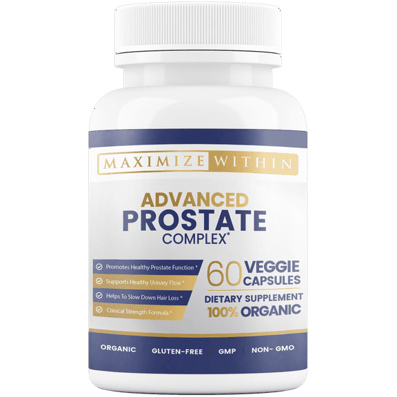 Maximize Within Advanced Prostate Supplement with Saw Palmetto and Beta Sitosterol, 60 Count