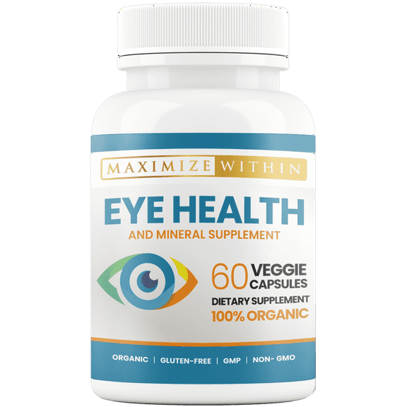 Maximize Within Eye Health and Mineral Supplement for Dry Eyes, Healthy Vision, Eye Support - 60 Count
