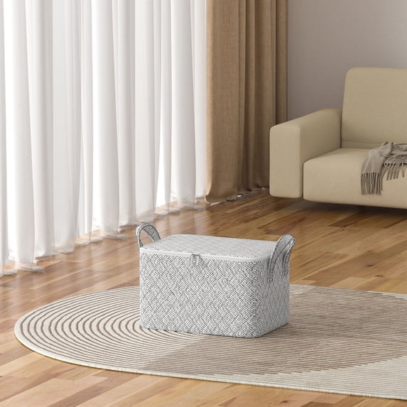 Maximize Your Closet with Clothes Quilt Storage Box, Packing Organizer | Luggage Bag (23.6x19.7x27.6 Inch Non-woven Fabric) for Wardrobe And Clothing