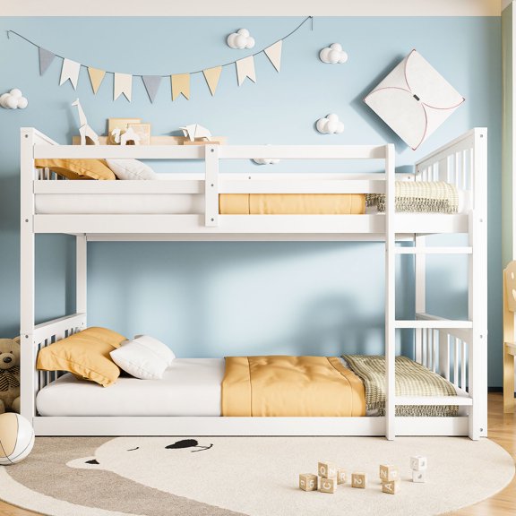 Maximized Space, Solid Pine - Ideal for Shared Rooms, Comfortable Sleeping in Limited Spaces