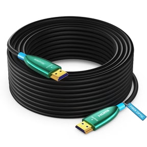 Maximm 100-Foot 4K High-Speed Fiber Optic HDMI Cable, 18Gbps 4K 60Hz Unidirectional Cord with Hdcp 2.2 and Arc