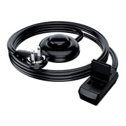 Maximm 4 ft 360  Rotating Flat Plug Extension Cord with On and off Switch, 2 Prong 3 Outlet Power Strip, Black