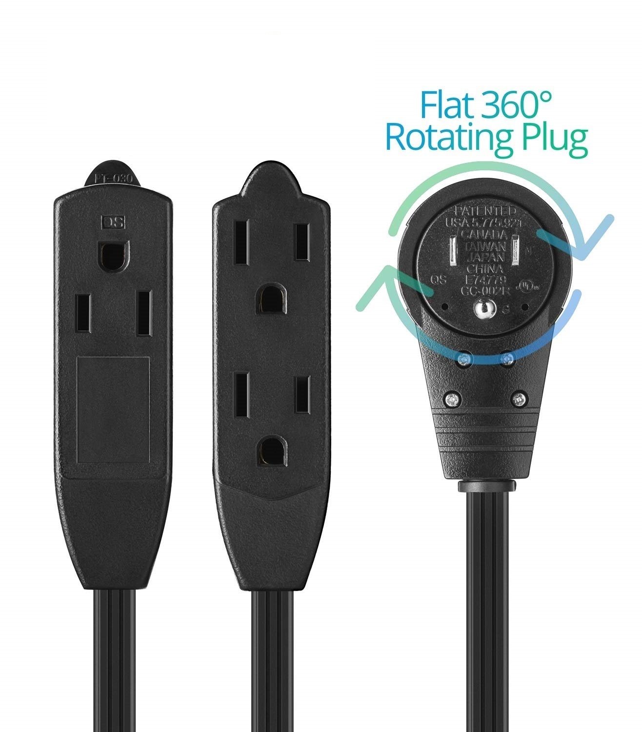 Renogy 2ft 10AWG ANL Fuse Cable with Double Ring Terminals for 3/8 in