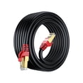 thumbnail image 1 of Maximm Cat7 Heavy Duty Outdoor Cable - Black - Zero Lag Pure Copper, Waterproof Ethernet Cable Suitable for Direct Burial Installations. (75 Feet), 1 of 6