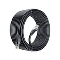 thumbnail image 1 of Cat 6 Ethernet Cable 40 Ft, 100% Pure Copper, Cat6 Cable LAN Cable, Internet Cable, Patch Cable and Network Cable - UTP (Black) 40 Feet, 1 of 7