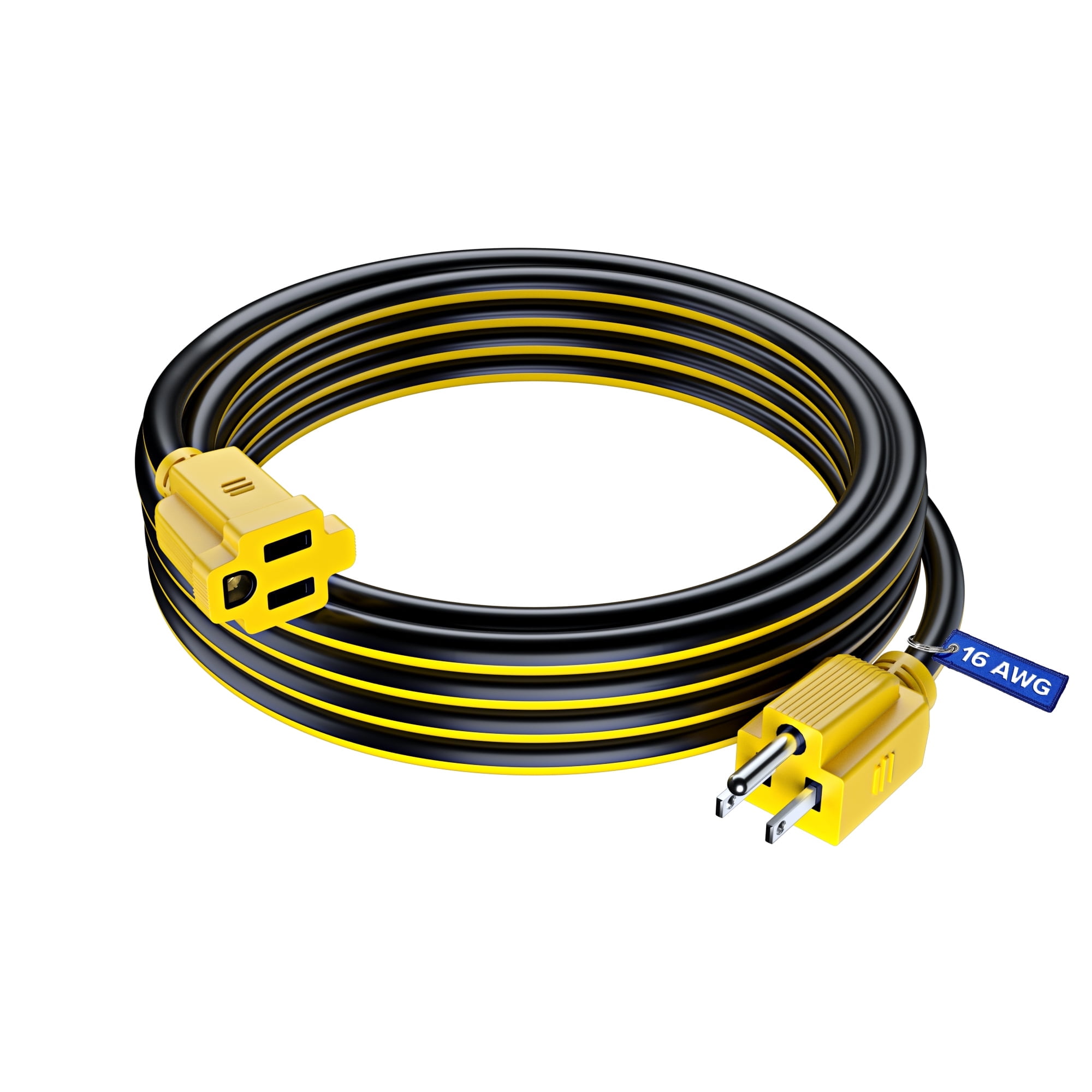 Maximm Extension Cord 15 ft, Extension Cord,16 Gauge, Heavy Duty ...