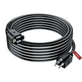 thumbnail image 1 of Maximm Extension Cord 30 ft, Extension Cord,16 Gauge, Heavy Duty Extension Cord (Black and White) ETL Listed, 1 of 5