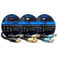 thumbnail image 1 of Maximm 8K HDMI 2.1 Cable, 1 Foot, 3 Pack, Ultra High Speed 48Gbps, 4K 120Hz/8K 60Hz, Compatible with PS5, Xbox Series X/S, 1 of 5
