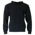 thumbnail image 1 of Maximos Men's Hoodie Drawstring Closure Long Sleeve Front Pocket Sweatshirt, Black, M, 1 of 3