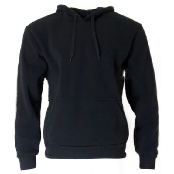 Maximos Men's Hoodie Drawstring Closure Long Sleeve Front Pocket Sweatshirt, Black, M