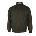 thumbnail image 1 of Maximos Men's Jacket Two Tone Full Zip Up Warm Rib Knit Cuffs Snap Pocket Coat, Green, S, 1 of 2