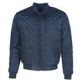 thumbnail image 1 of Maximos Men's Jason Zip Up Front Pocket Quilted Bomber Jacket Navy 2XL, 1 of 2