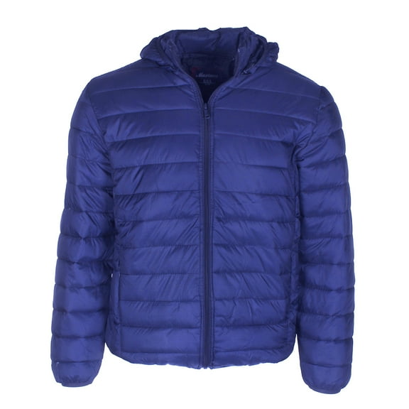 Maximos Men's PUFFY Insulated Packable Lightweight Zip Up Jacket Royal Blue 2XL