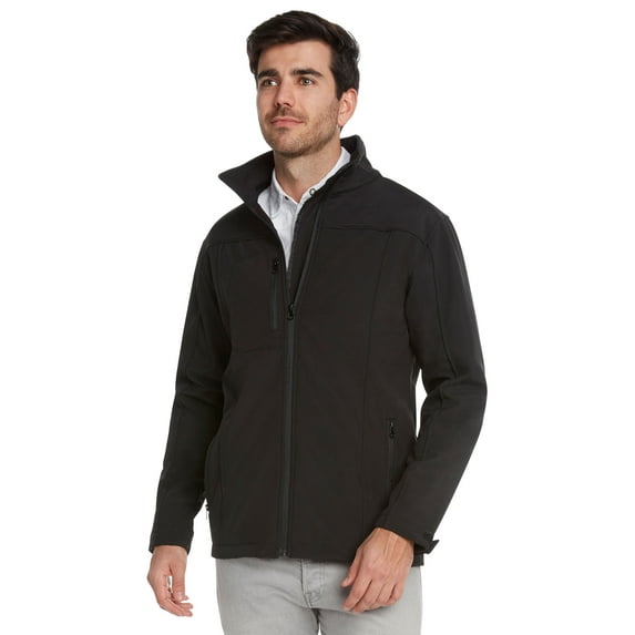 Maximos Men's Ridge Casual Jacket (Small, Black)