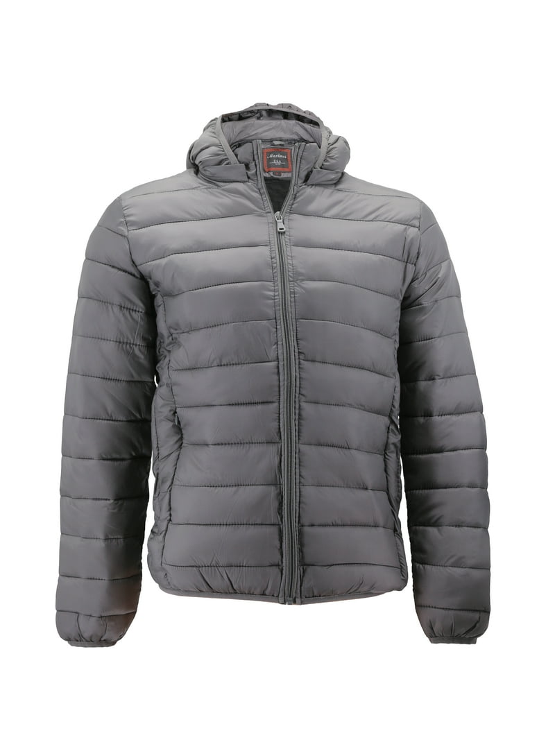 Maximos Men's Slim Fit Lightweight Zip Insulated Packable Puffer