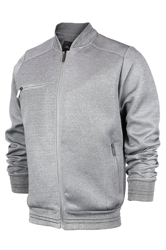 Men's Stylish Lightweight Multi Pocket Mesh Track Bomber Jacket (BEE-7 Grey, M)