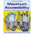 thumbnail image 1 of Pre-Owned Maximum Accessibility: Making Your Web Site More Usable for Everyone: Making Your Web Site More Usable for Everyone (Paperback) 0201774224 9780201774221, 1 of 1