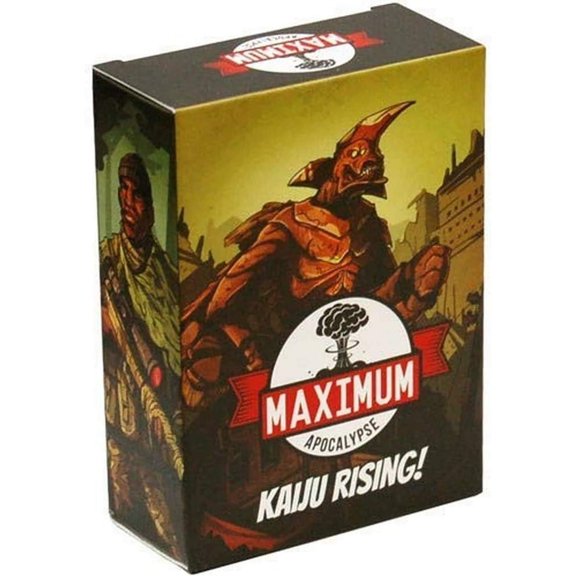 Rock Manor Games: Maximum Apocalypse: Kaiju Rising - Expansion - Monster Survival Board Game, Co-op Roguelike Adventure Missions, Ages 14+, 1-6 Player