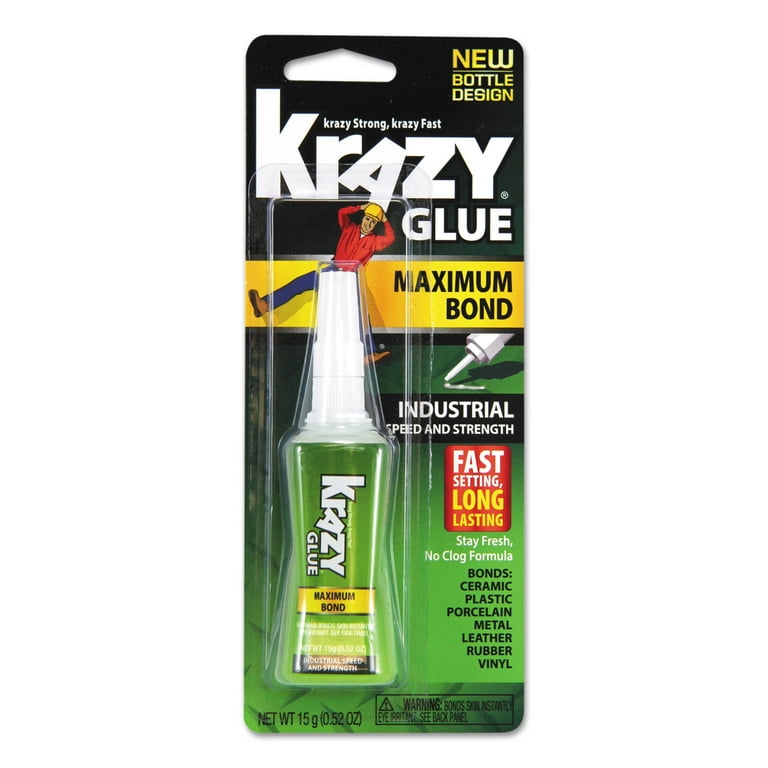 Maximum Bond Krazy Glue, 0.52 oz, Dries Clear Maximum Bond Krazy Glue, 0.52 oz, Dries Clear